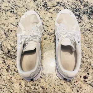 Women’s OnCloud White Tennis Shoes.